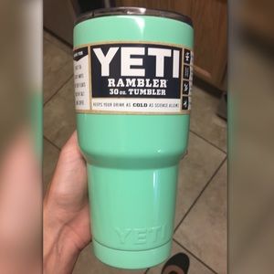 Authentic yeti cup! Mint powder coat