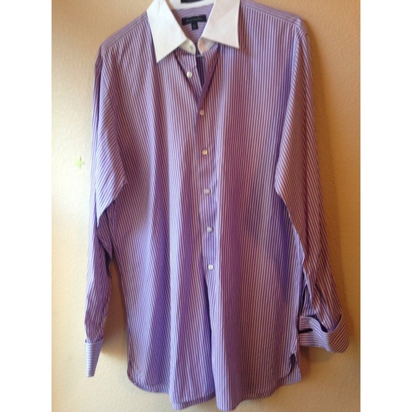 Long sleeve purple/lavender button down.