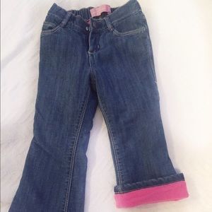 Old navy fleece lined jeans