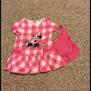 🆕dress Disney pink dress w/ diaper cover