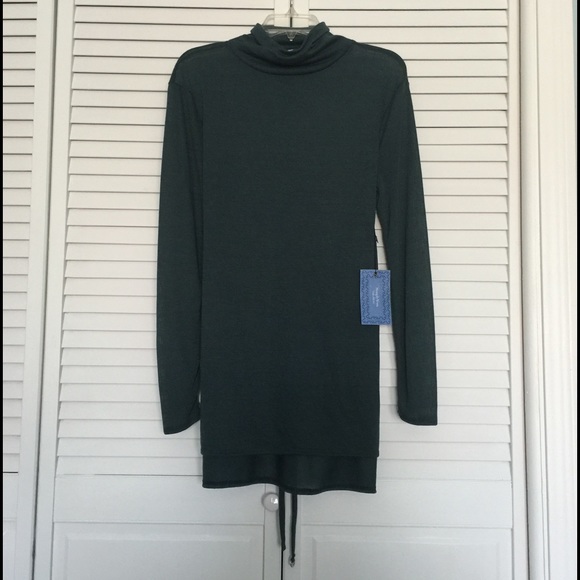 Long Sleeves Turtleneck Tunic