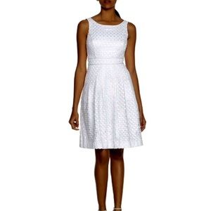 White House Black Market white eyelet dress!!