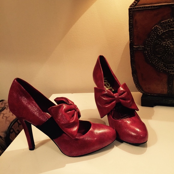 Red Kenzie Heels