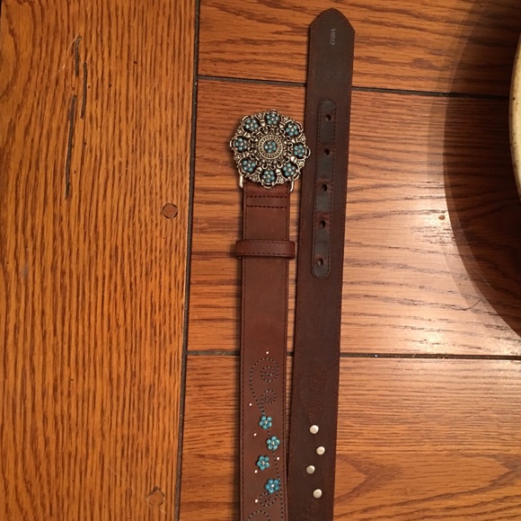 Brighton brown leather belt size L/34