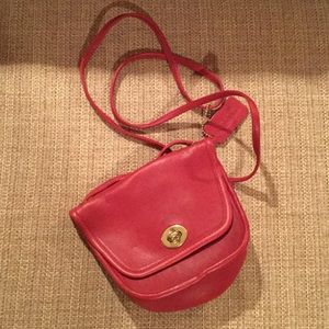 Authentic Coach cross body bag