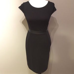 Limited Nwt XS dress with faux leather trim