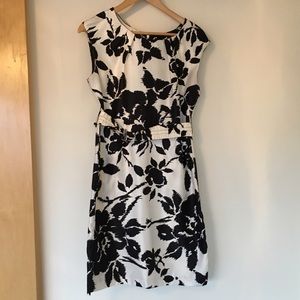 Black & White floral dress