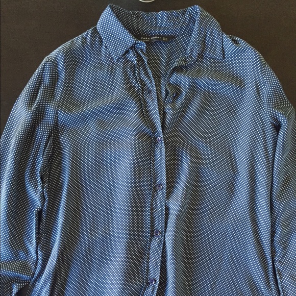 Polka-dot Zara dress shirt