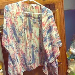 Sheer, flowy cardigan