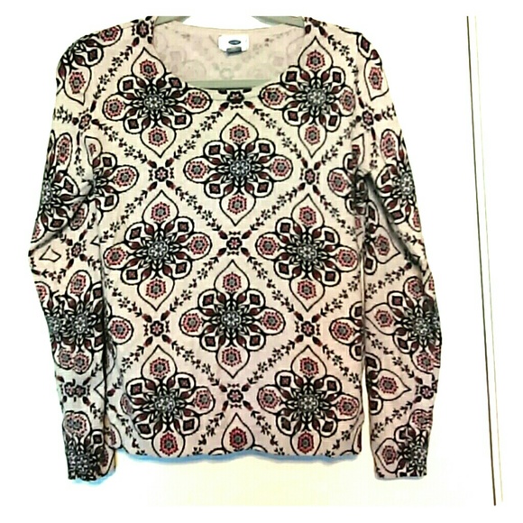 Old Navy Sweater beautiful print M - Picture 1 of 1