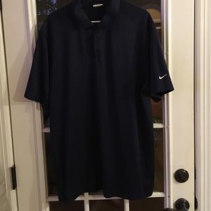 Nike dri fit golf shirt  like new Navy