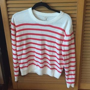 J crew stripped sweater