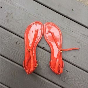 Orange Tory Burch Sandals