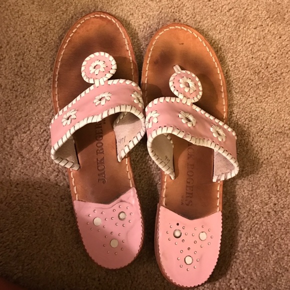 Jack Rogers baby pink sandals