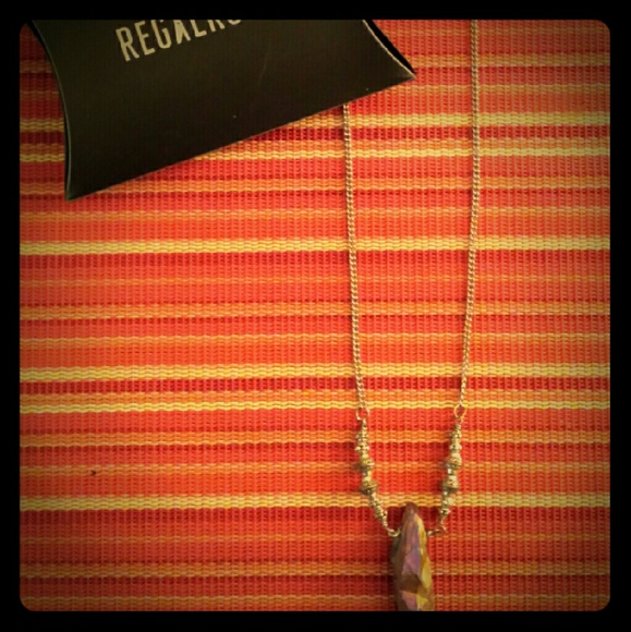 Regal Rose titanium quartz necklace!