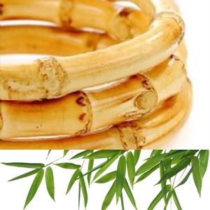 Set of 3 bamboo bracelet bangles