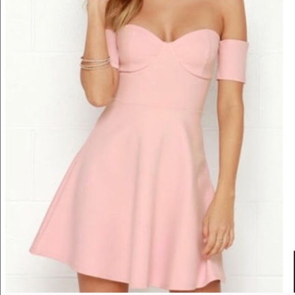 Blush Pink skater dress