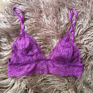 Purple Lace Bralette