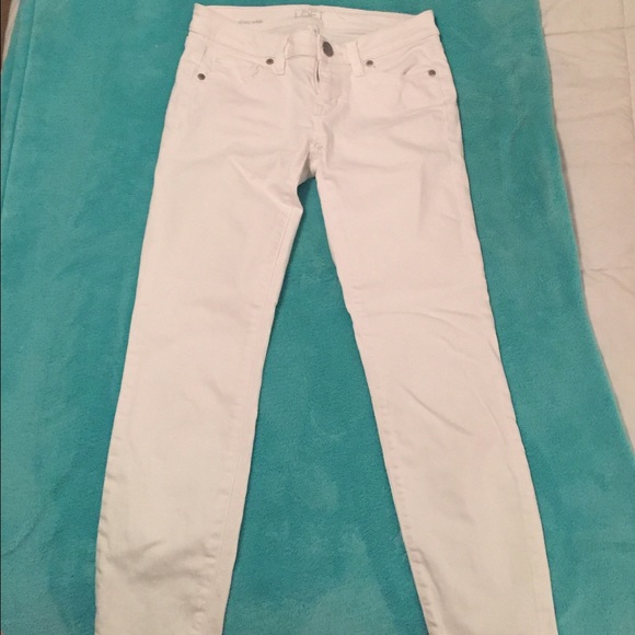 Ann Taylor Loft white jeans