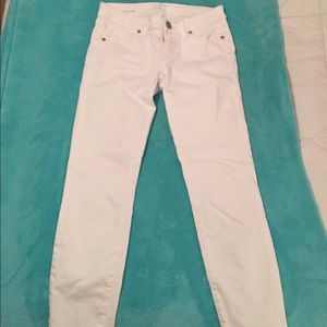Ann Taylor Loft white jeans