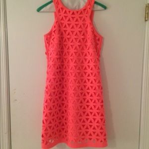 Lilly Pulitzer laser cut shift dress