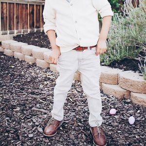 Grey skinny boys jeans //