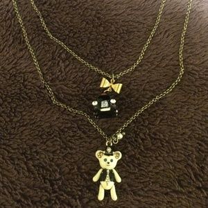Betsey Johnson layered necklace