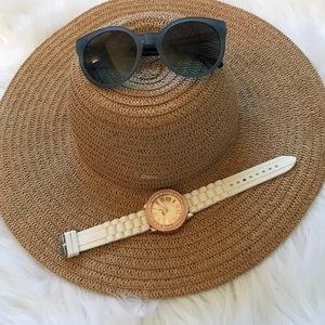 Tan stylish hat