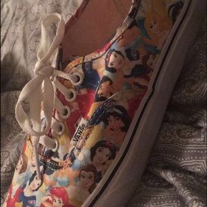 Rare Disney princess vans size 10