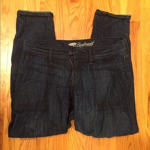 Dark Wash Jean Capris