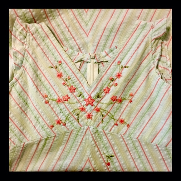 Girls Spring Print Dress - Picture 3 of 3