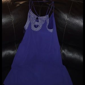 Ya La dress. Blue. Size small with straps.