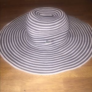 Authentic Lacoste Striped Floppy Hat WITH Tags