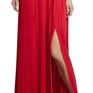 BCBG DILLON PLEATED PANELED MAXI SKIRT. Make offer