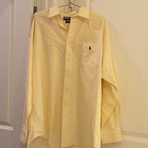 Ralph Lauren yellow long sleeve button down