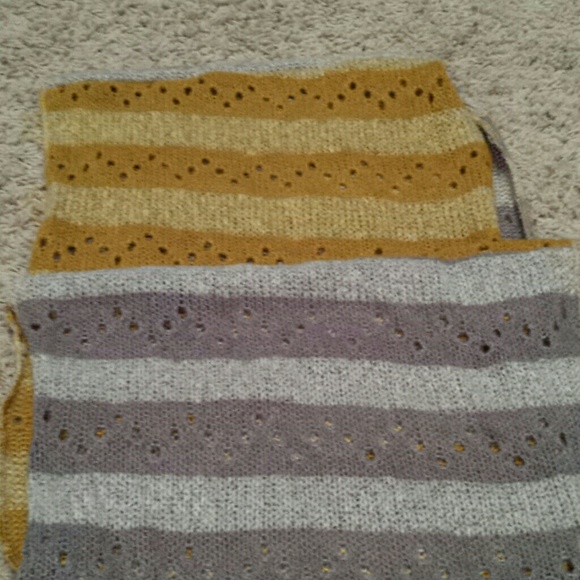 Striped infinity scarf