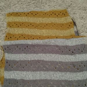 Striped infinity scarf