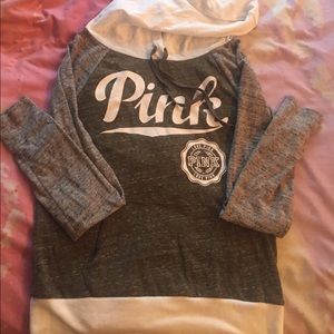 PINK Sweat Shirt OLIVE GREEN
