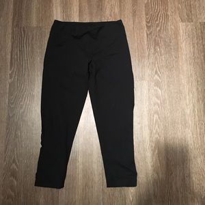 Zella crop reversible leggings with mesh insert