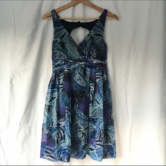 Printed short dress