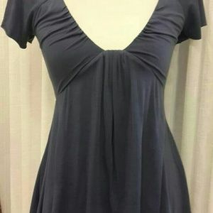 ARITZIA WILFRED BLOUSE navy color