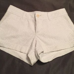 Lilly Pulitzer white eyelet shorts