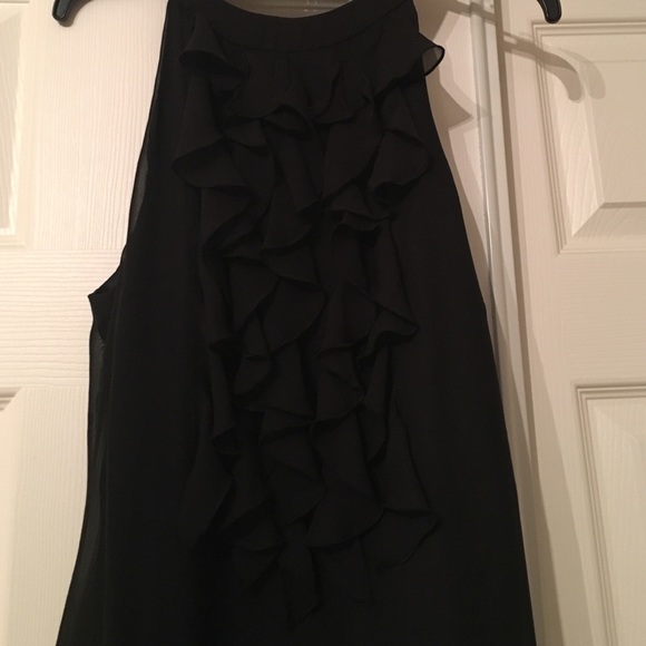 Black Ruffle Dress - Picture 2 of 3