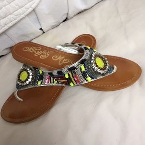 NAUGHTY MONKEY Embellished Sandals