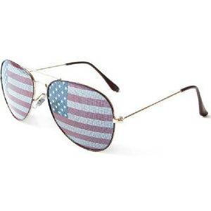 American flag glasses