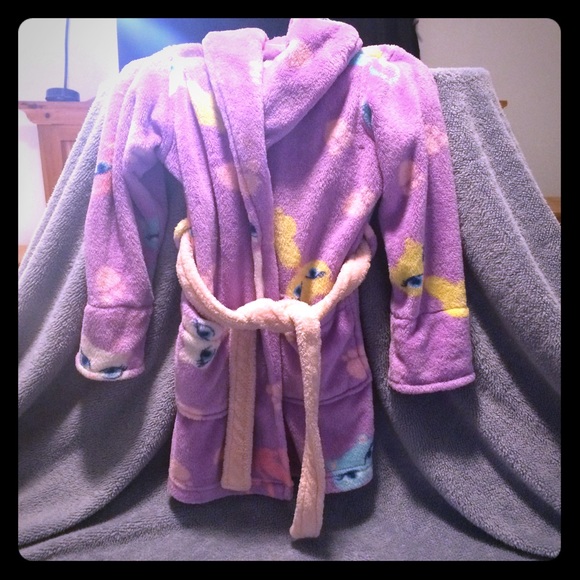 💜 Fleece Sassy Kitty Robe 🐱