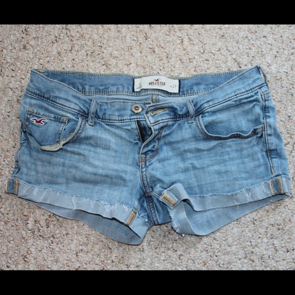 Blue Jean Hollister Shorts
