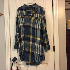 Lucky Flannel Dress