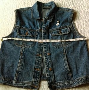 Vintage Jean Acid Wash Vest
