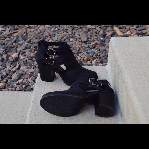 Soda black booties.